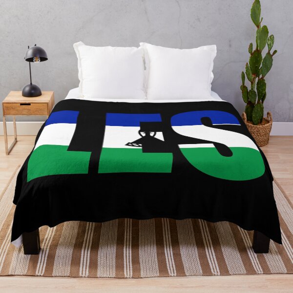 Item preview, Lesotho Flag Initials LS designed and sold by shitpostee.