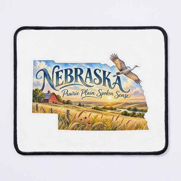 Item preview, Nebraska Prairie Plain Spoken Sense designed and sold by Whimspired By Paxx.