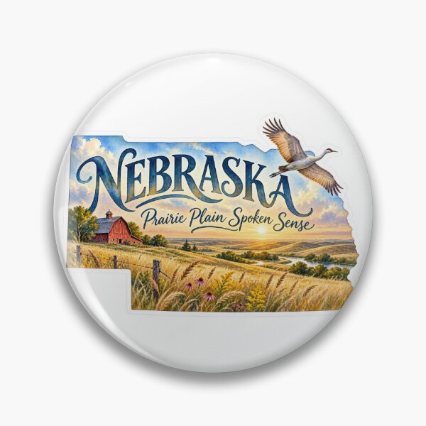 Item preview, Nebraska Prairie Plain Spoken Sense designed and sold by Whimspired By Paxx.
