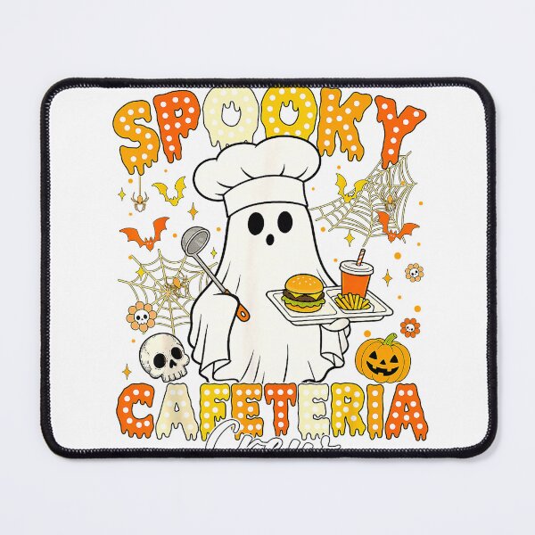 Item preview, Spooky Cafeteria Crew Halloween Ghost Lunch Lady School Fall T-Shirt designed and sold by SAK7.