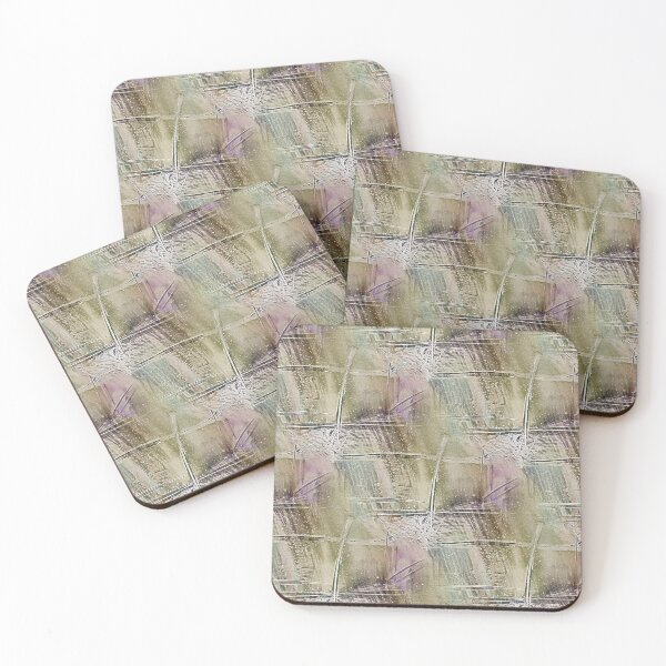 Item preview, Spring Grunge Cross Abstract in Purple and Beige designed and sold by Artistestella.