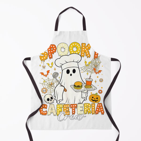 Item preview, Spooky Cafeteria Crew Halloween Ghost Lunch Lady School Fall T-Shirt designed and sold by SAK7.