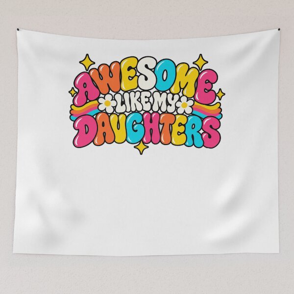 Item preview, Awesome Like My Daughters Proud Parent Mother Father Family Love designed and sold by drawwiika+44.
