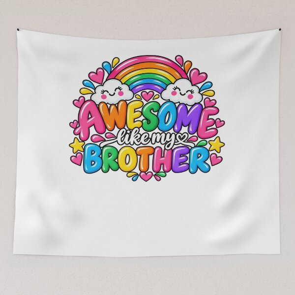 Item preview, Awesome Like My Brother Sibling Family Gift designed and sold by drawwiika+44.