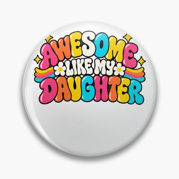 Item preview, Awesome Like My Daughter Parent Family Mom Dad Gift designed and sold by drawwiika+44.