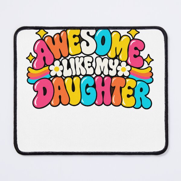 Item preview, Awesome Like My Daughter Parent Family Mom Dad Gift designed and sold by drawwiika+44.