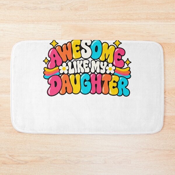 Item preview, Awesome Like My Daughter Parent Family Mom Dad Gift designed and sold by drawwiika+44.