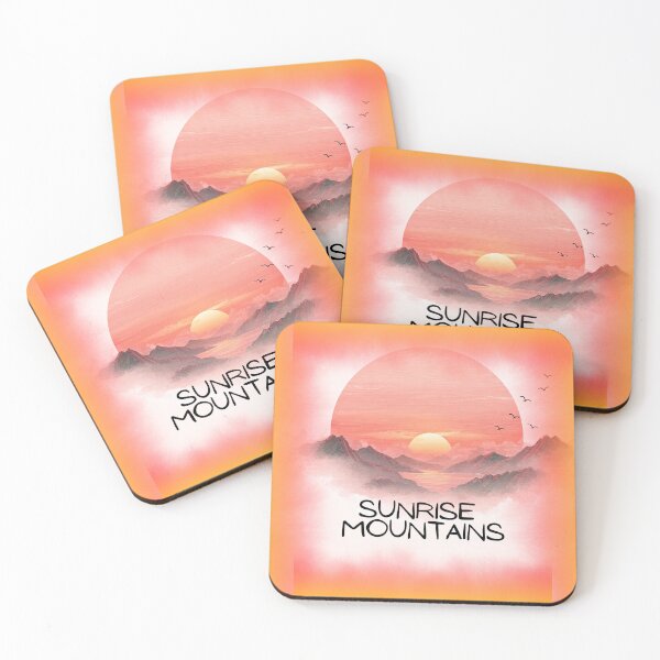 Item preview, Mountain sunrise - Peaceful peaks and Golden morning  designed and sold by Visualfuse.