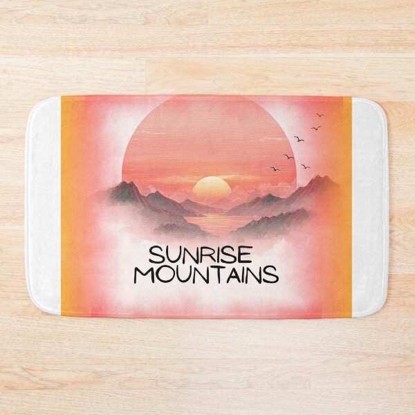 Item preview, Mountain sunrise - Peaceful peaks and Golden morning  designed and sold by Visualfuse.