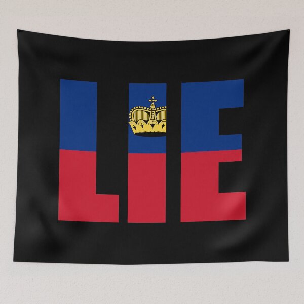 Item preview, Liechtenstein Flag Initials LI designed and sold by shitpostee.