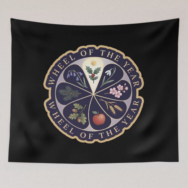 Item preview, Wheel of the Year Yule Sticker — Pagan Sabbats designed and sold by TheCalmEdit.