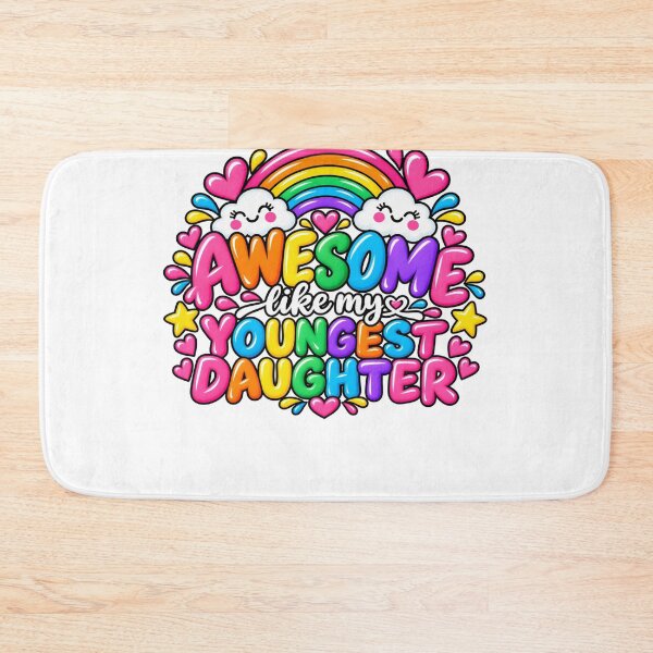 Item preview, Awesome Like My Youngest Daughter Parent Mom Dad Family Love designed and sold by drawwiika+44.