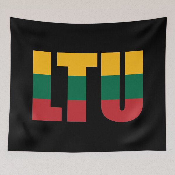Item preview, Lithuania Flag Initials LT designed and sold by shitpostee.