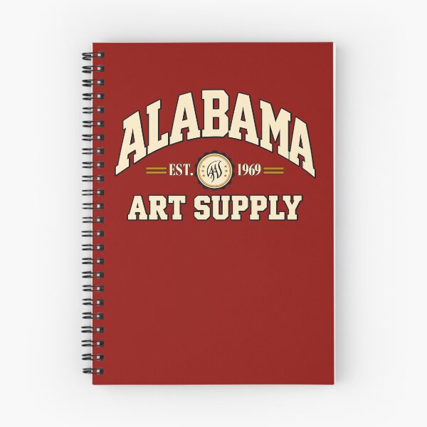 Item preview, Alabama Art Supply collegiate-style logo in cream designed and sold by Elizabeth Ragona.