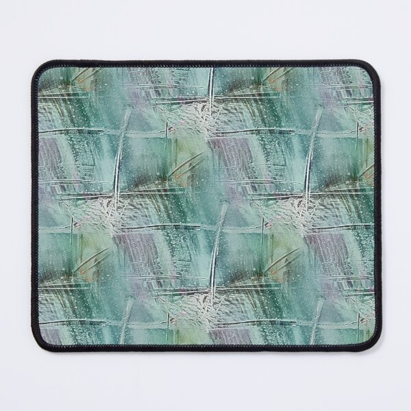 Item preview, Spring Grunge Cross Abstract in Teal and Purple designed and sold by Artistestella.