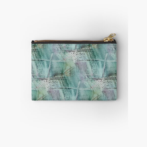 Item preview, Spring Grunge Cross Abstract in Teal and Purple designed and sold by Artistestella.