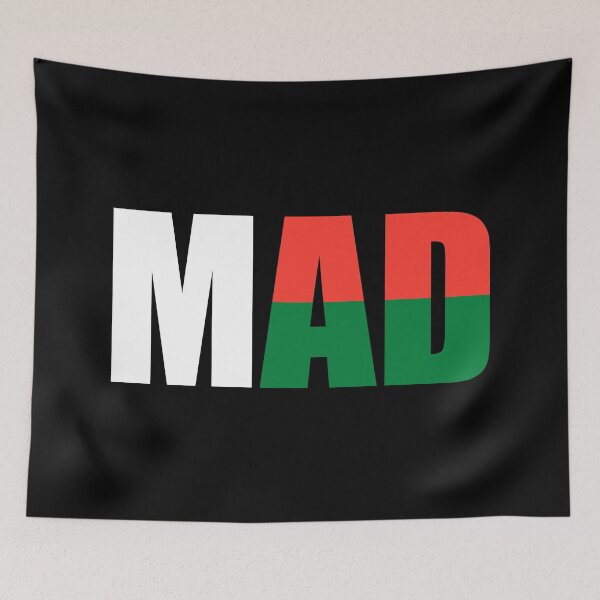 Item preview, Madagascar Flag Initials MG designed and sold by shitpostee.