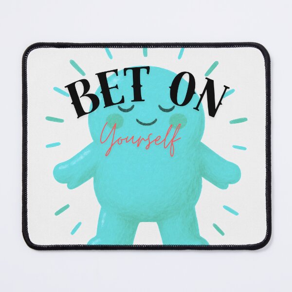 Item preview, Bet on Yourself Motivational Sticker designed and sold by TheDentalDoodle.