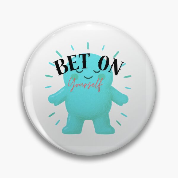 Item preview, Bet on Yourself Motivational Sticker designed and sold by TheDentalDoodle.