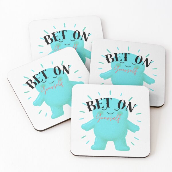 Item preview, Bet on Yourself Motivational Sticker designed and sold by TheDentalDoodle.