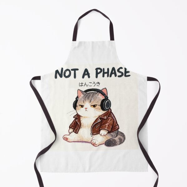 Item preview, Rebel Cat / Hankouki - Funny Japanese Punk Teen Cat designed and sold by nori0711.