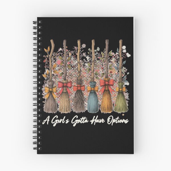 Item preview, A Girl's Gotta Have Options Autumn Witch Broom Fall Broomstick Gift designed and sold by Zizo-DR44.