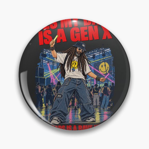 Item preview, Yes My Dads Is A Gen X My Dads Is A Rave Head - 90s Rave Dad Art designed and sold by BRTHRCNK01.