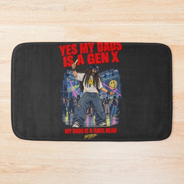Item preview, Yes My Dads Is A Gen X My Dads Is A Rave Head - 90s Rave Dad Art designed and sold by BRTHRCNK01.