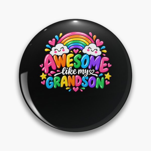 Item preview, Awesome Like My Grandson Grandparent Gift Grandchild Family Love designed and sold by drawwiika+44.