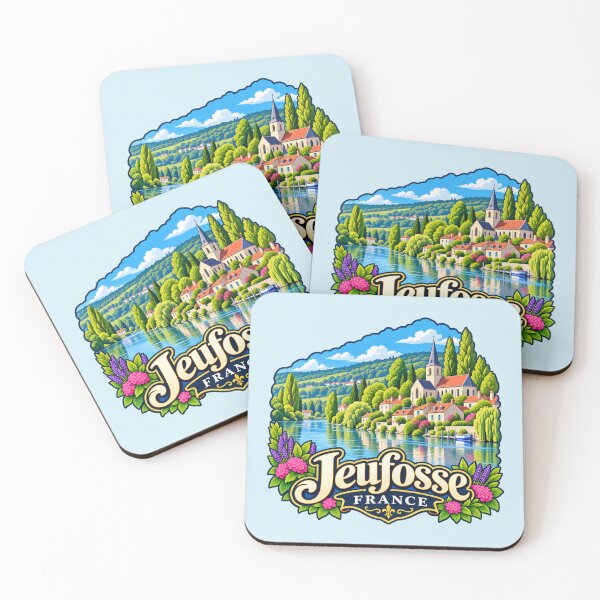 Item preview, Jeufosse, France - Riverside Village designed and sold by Myra365Art.