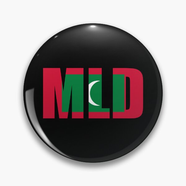 Item preview, Maldives Flag Initials MV designed and sold by shitpostee.