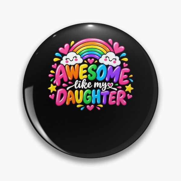 Item preview, Awesome Like My Daughter Proud Mom Dad Parent Family designed and sold by drawwiika+44.