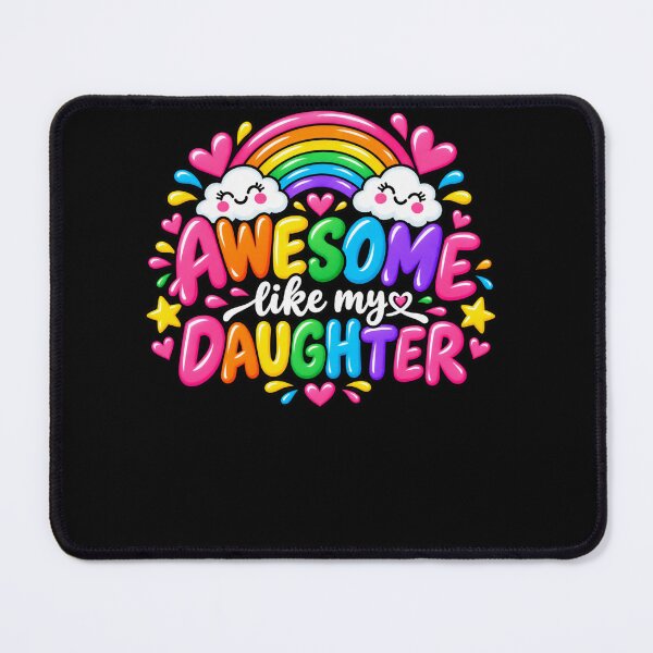Item preview, Awesome Like My Daughter Proud Mom Dad Parent Family designed and sold by drawwiika+44.
