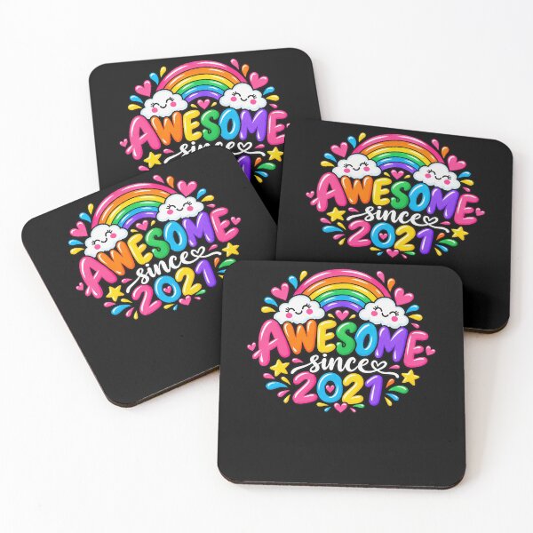 Item preview, Awesome Since 2021 Birthday Celebration Born In 2021 Milestone designed and sold by drawwiika+44.