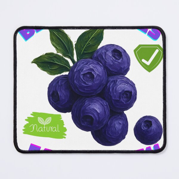 Item preview, bunch of blueberries designed and sold by Zapixels.