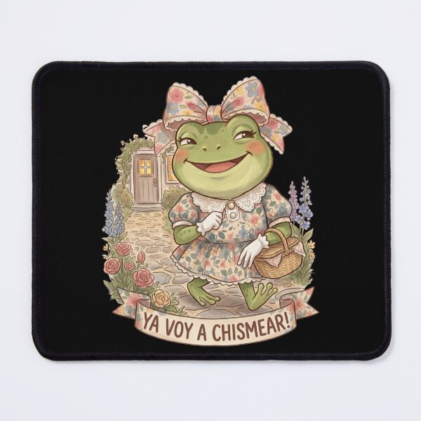 Item preview, Ya Voy A Chismear Cute Frog Basket Tee designed and sold by BeaBuzz.