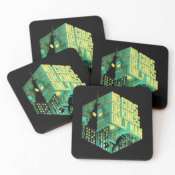 Item preview, No Gods Or Kings Only Man Bioshock Rapture Art designed and sold by reishaval.