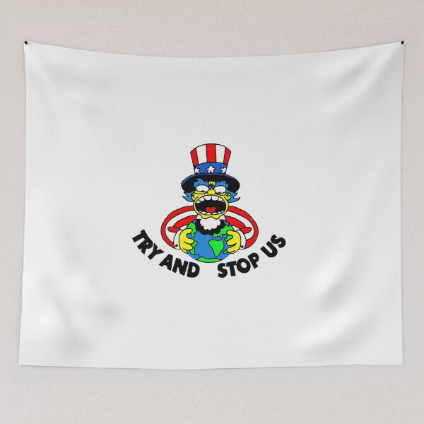 Item preview, Try And Stop Us Funny American Cartoon Uncle Sam designed and sold by Abri81.