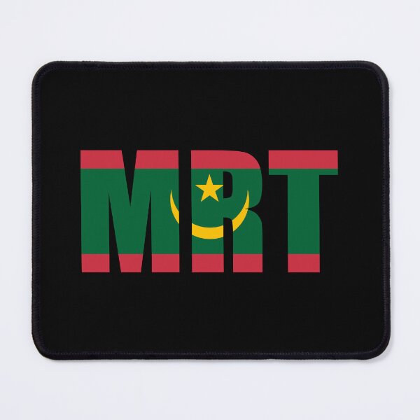Item preview, Mauritania Flag Initials MR designed and sold by shitpostee.