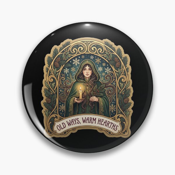 Item preview, Yule Art Nouveau — Old Ways, Warm Hearths designed and sold by TheCalmEdit.