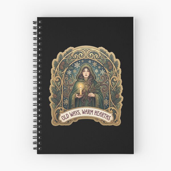 Item preview, Yule Art Nouveau — Old Ways, Warm Hearths designed and sold by TheCalmEdit.
