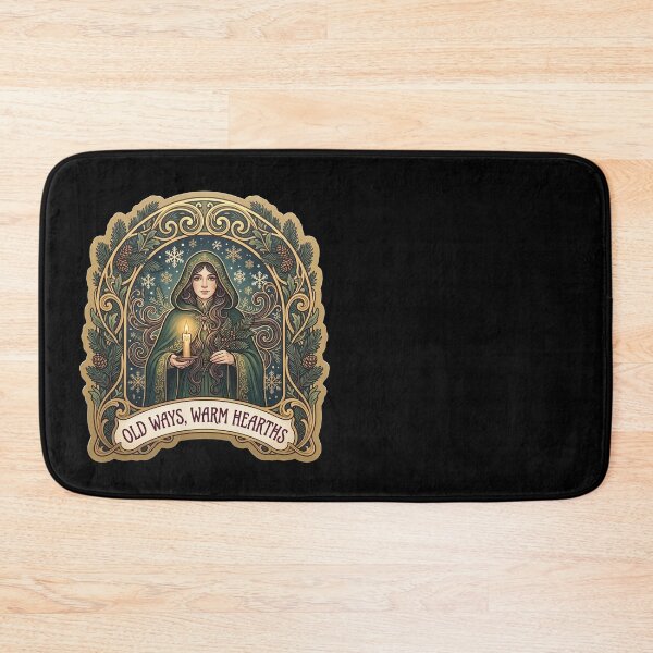 Item preview, Yule Art Nouveau — Old Ways, Warm Hearths designed and sold by TheCalmEdit.
