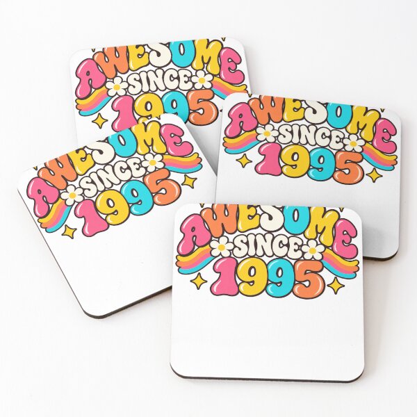 Item preview, Awesome Since 1995 Birthday Born In Nineteen Ninety Five designed and sold by drawwiika+44.