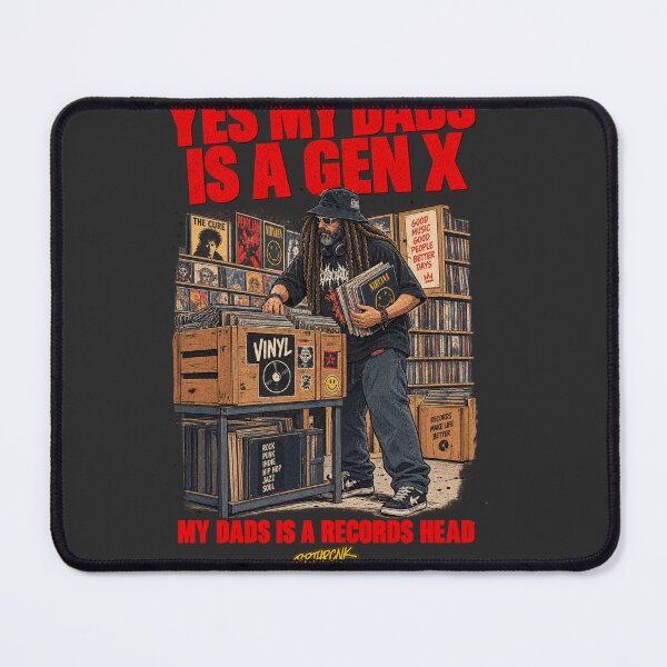 Item preview, Yes My Dads Is A Gen X My Dads Is A Records Head - Vinyl Record Dad Art designed and sold by BRTHRCNK01.