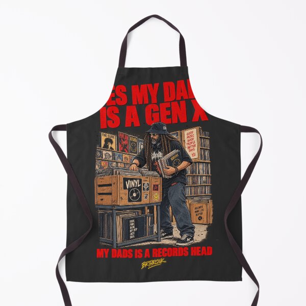 Item preview, Yes My Dads Is A Gen X My Dads Is A Records Head - Vinyl Record Dad Art designed and sold by BRTHRCNK01.