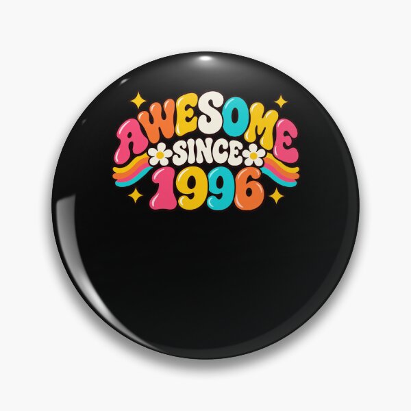 Item preview, Awesome Since 1996 Birth Year Birthday Gift For People Born In 1996 designed and sold by drawwiika+44.