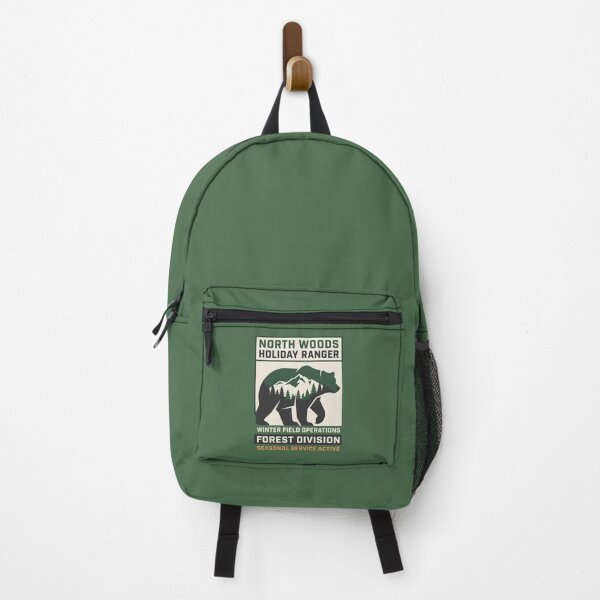 Item preview, North Woods Holiday Ranger Forest Bear Vintage Graphic designed and sold by SplashTastic.