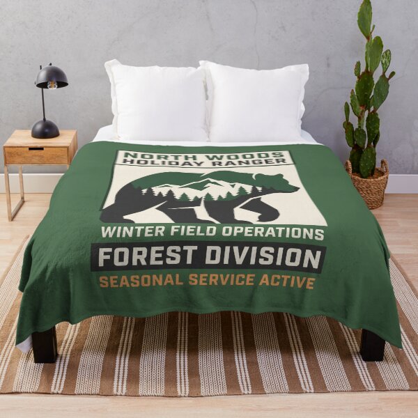 Item preview, North Woods Holiday Ranger Forest Bear Vintage Graphic designed and sold by SplashTastic.