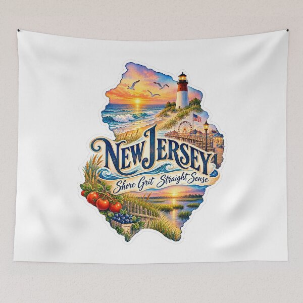 Item preview, New Jersey Shore Grit Straight Sense designed and sold by Whimspired By Paxx.