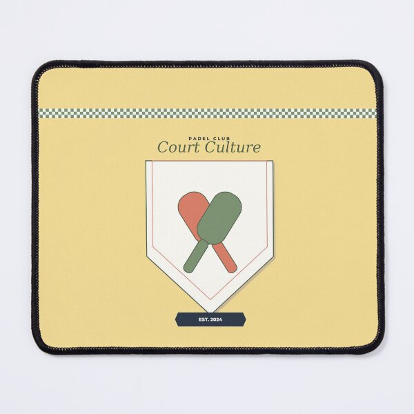 Item preview, Padel Country Club Pastel Crest designed and sold by CourtCultureHQ.